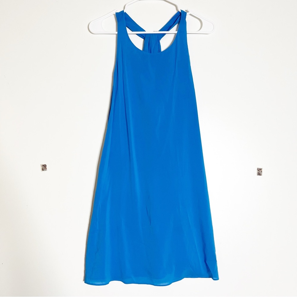Alice + Olivia Blue Sleeveless Dress
